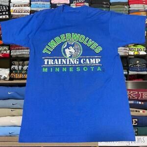 90S Minnesota Timberwolves Basketball Shirt Free Shipping Medium